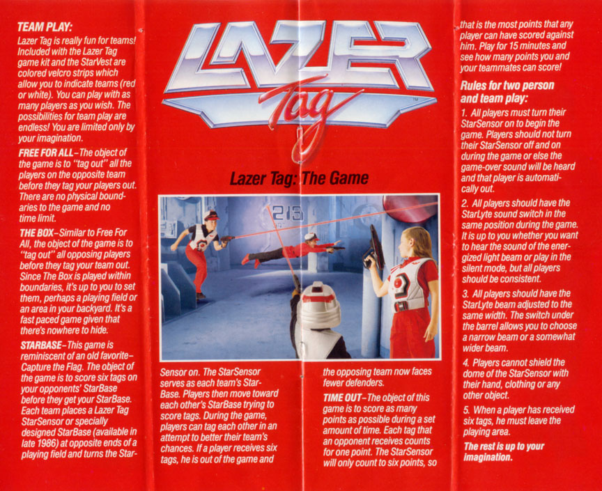 Lazer Tag Manual - Page 2